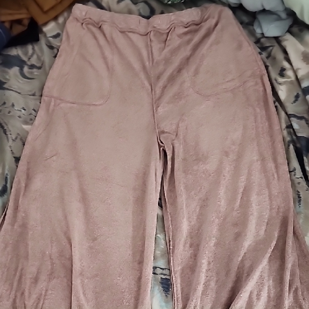 Free People Wide Leg Terry Beach/lounge Pants